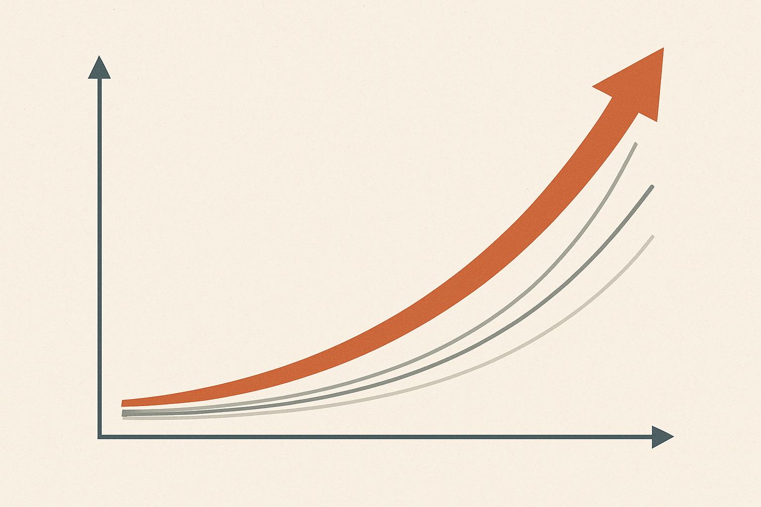 Andamento in salita dei rendimenti e curva dei rendimenti stilizzata