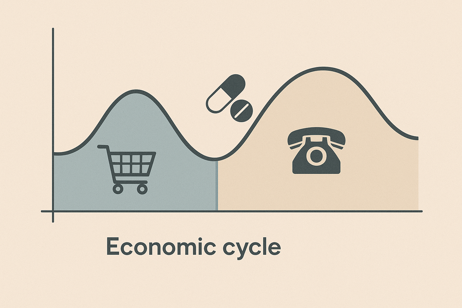 Andamento del ciclo economico e indicazione dei settori difensivi con domanda più stabile