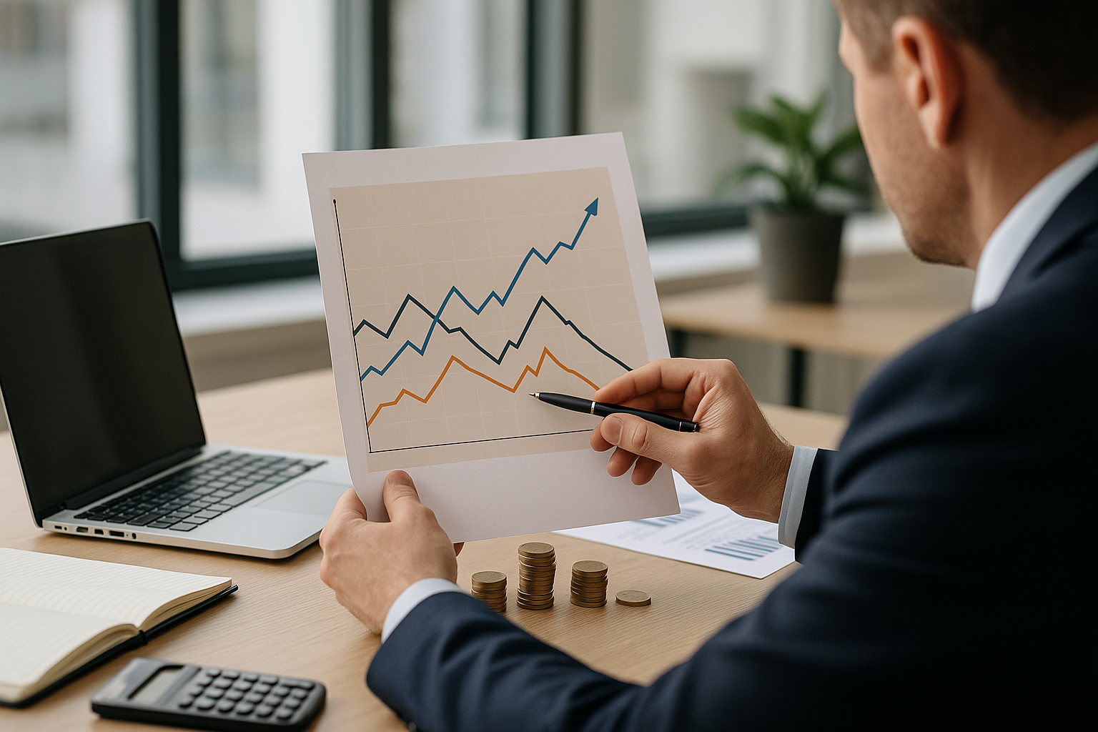 Andamento stilizzato di tassi di interesse, crescita economica e rapporto debito/PIL
